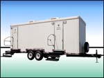 7 station luxury restroom trailer